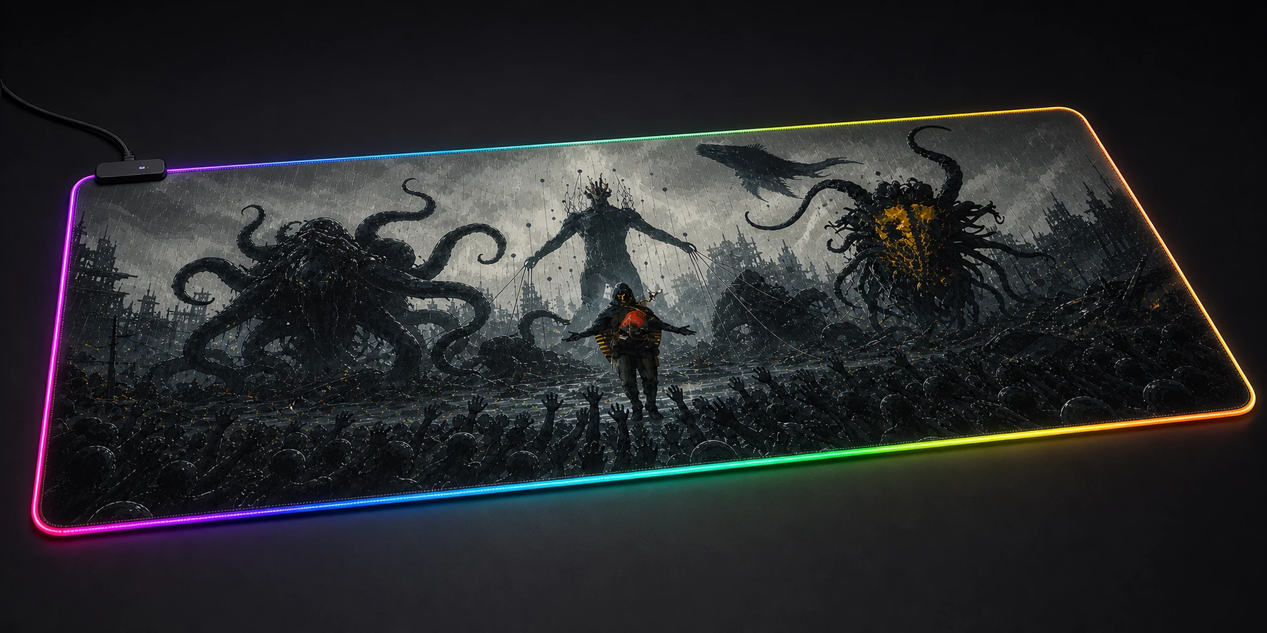 Death Stranding Game Art RGB Desk Mat RGB desk mat