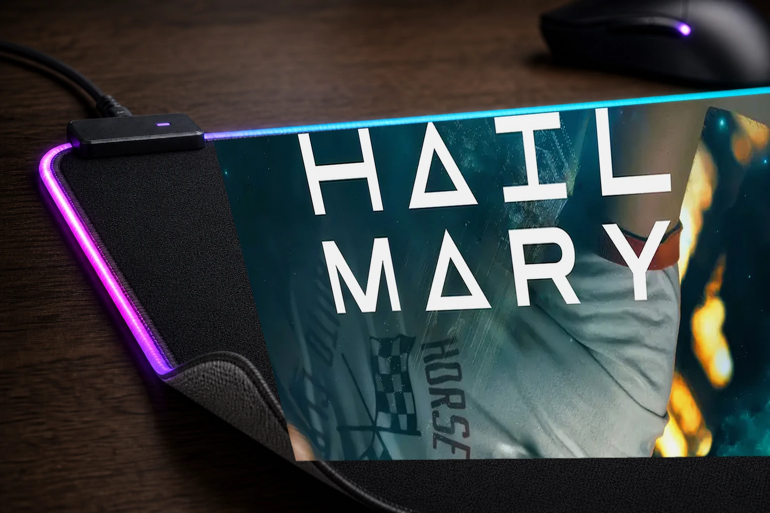 Project Hail Mary Movie artwork RGB Desk Mat controller and material detail