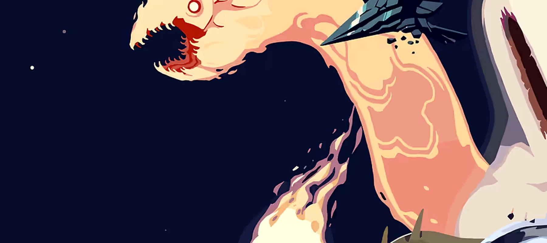 Risk of Rain 2 RGB Desk Mat full-width design preview
