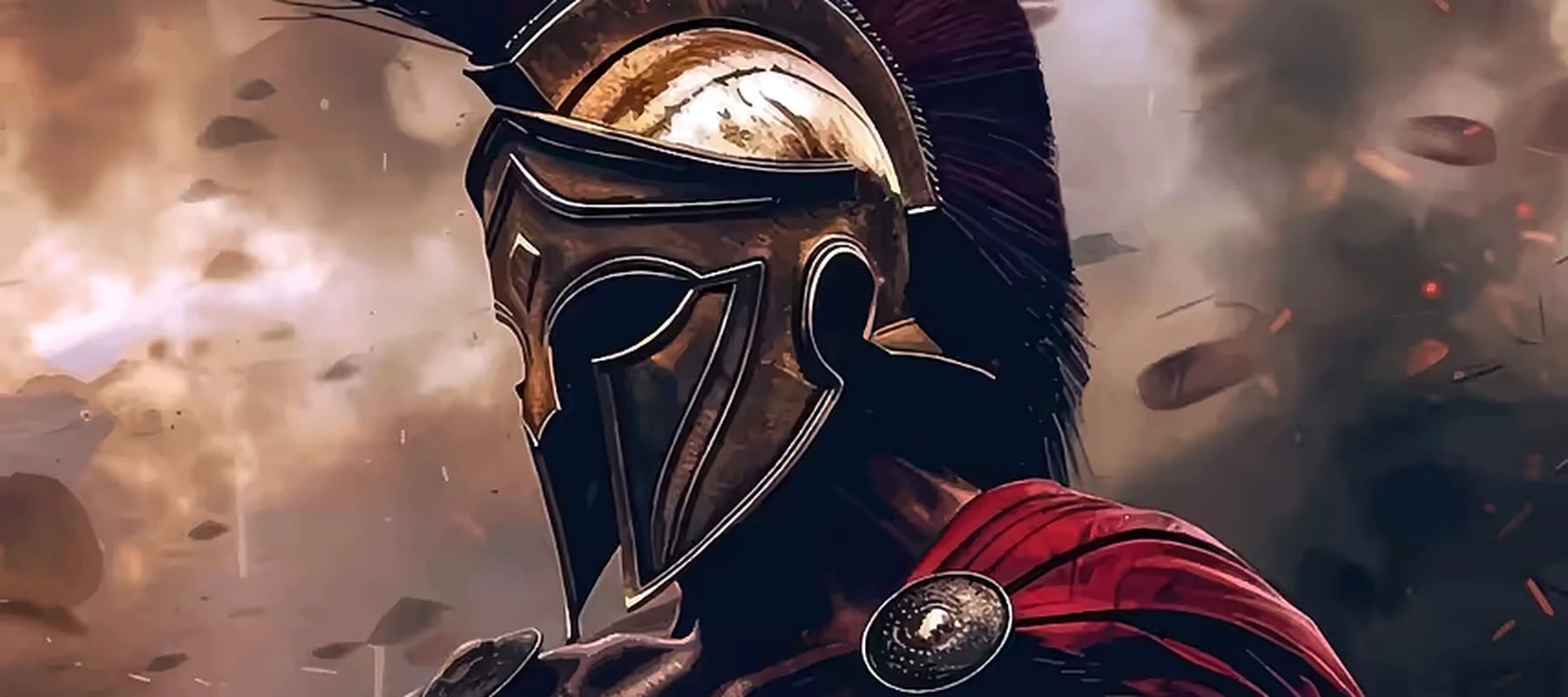 THIS IS SPARTA RGB Desk Mat full-width design preview