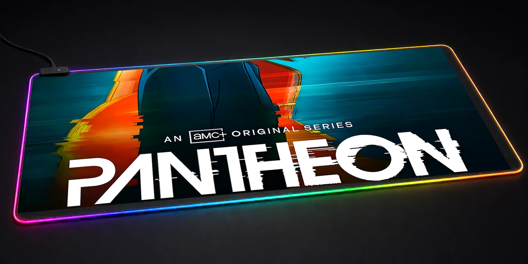 Pantheon AMC+ Original Series artwork RGB Desk Mat RGB desk mat