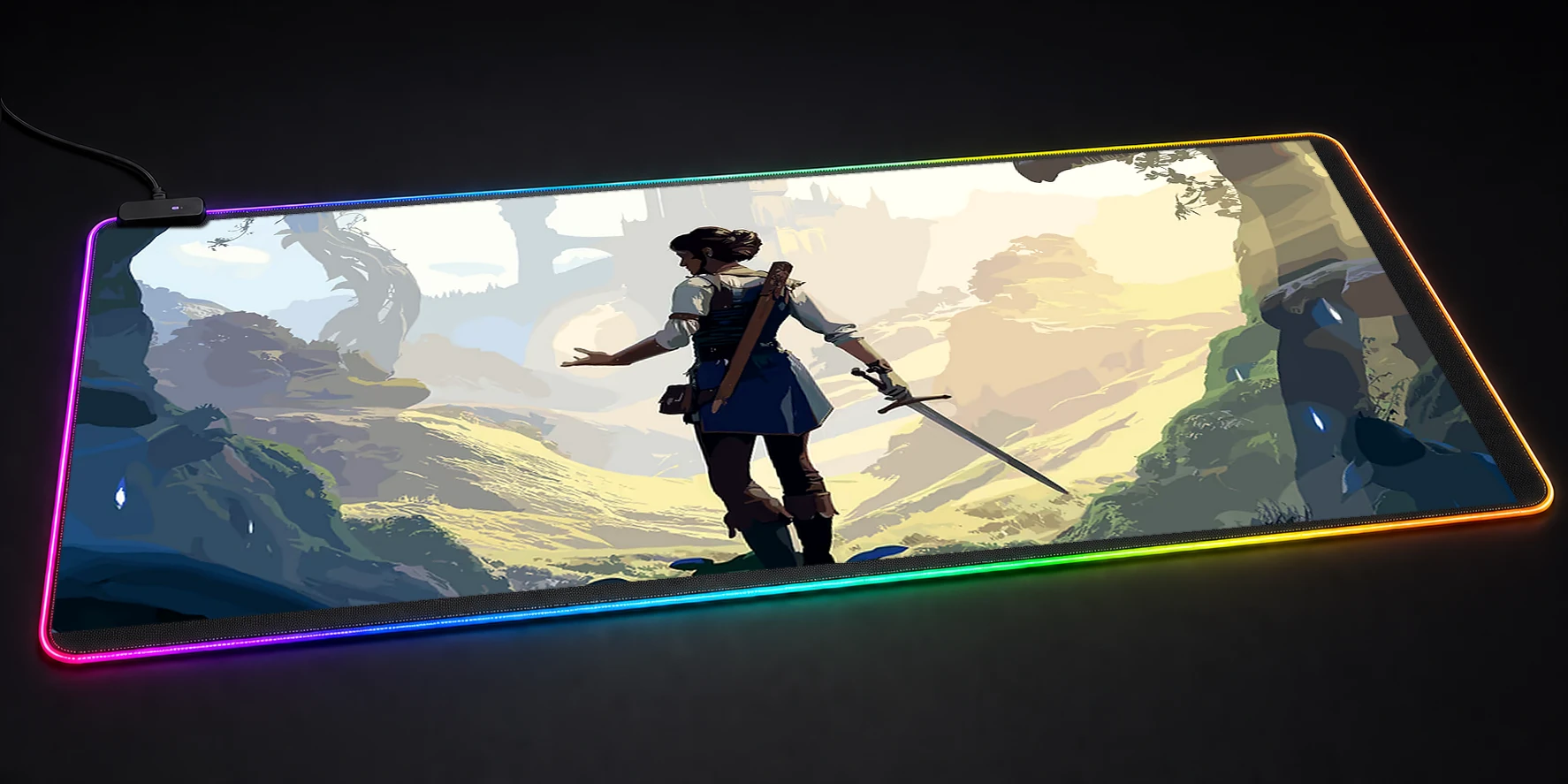 Fable Game Cover Art RGB Desk Mat RGB desk mat