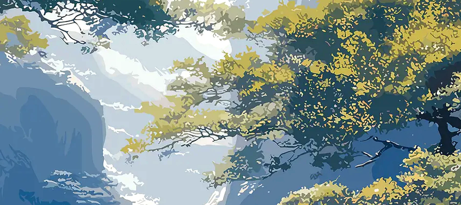 Landscapes Nature RGB Desk Mat full-width design preview