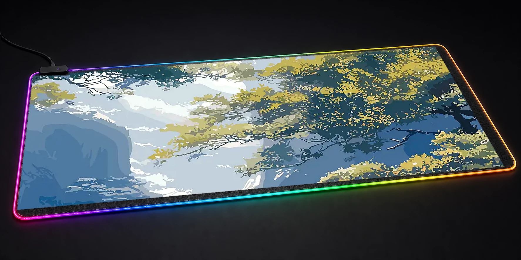 Landscapes Nature RGB Desk Mat RGB desk mat