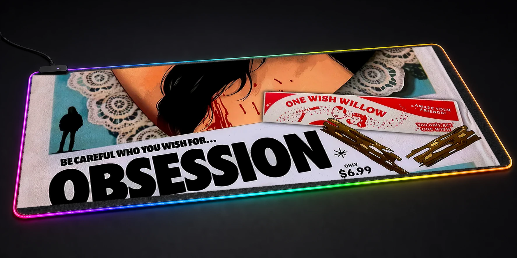 Obsession Movie artwork RGB Desk Mat RGB desk mat