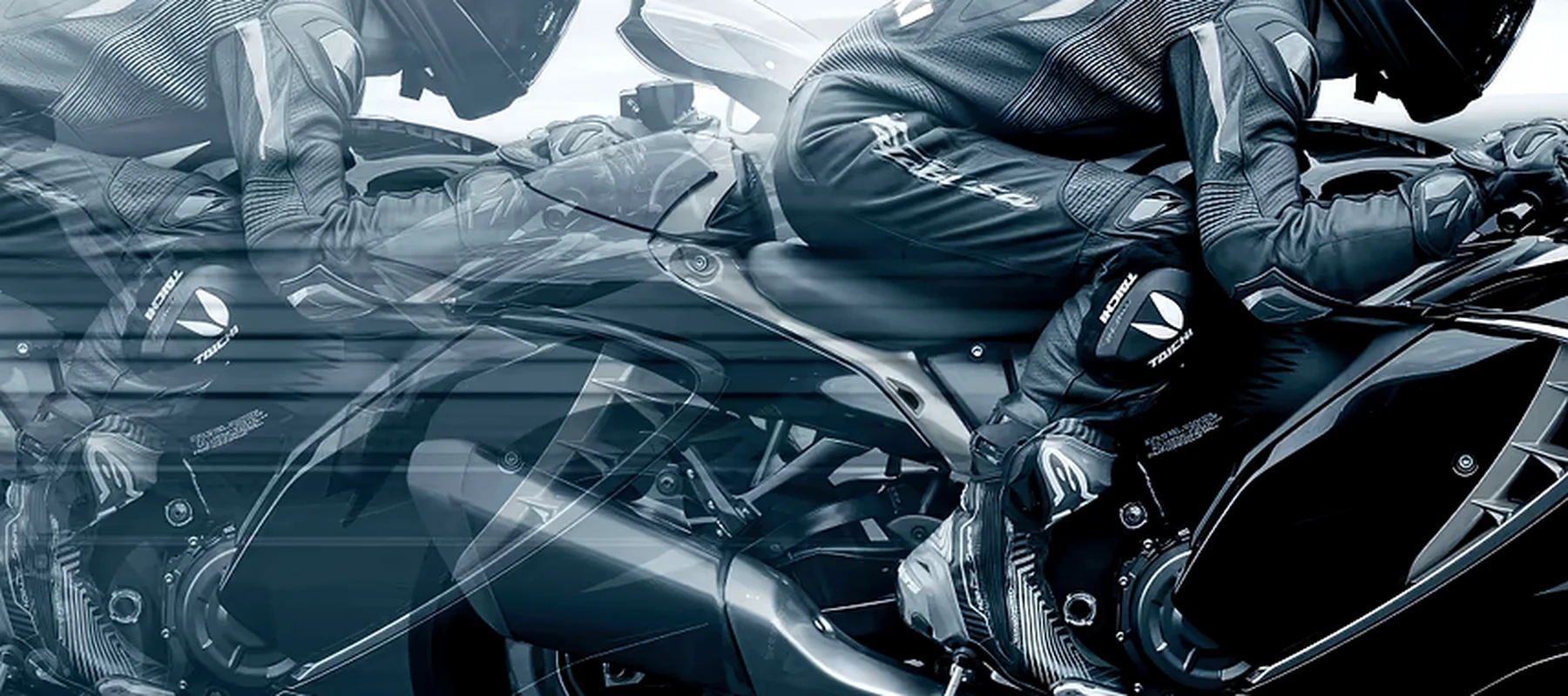 Suzuki Hayabusa RGB Desk Mat full-width design preview