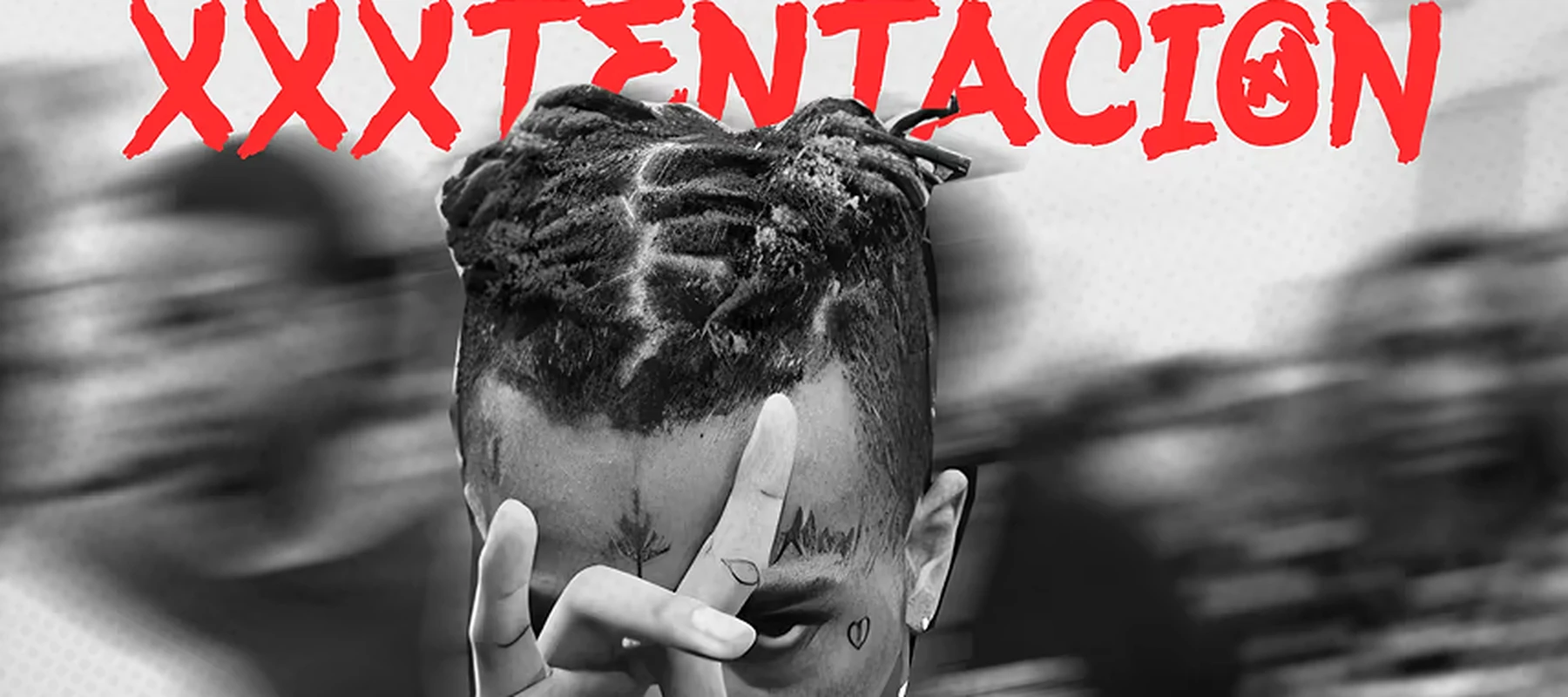 XXXTentacion RGB Desk Mat full-width design preview