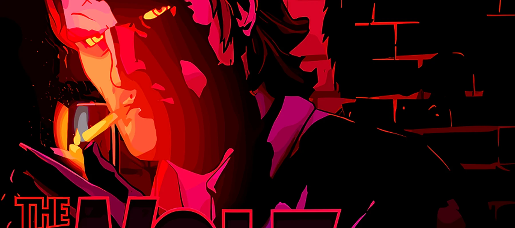 The Wolf Among Us artwork RGB Desk Mat full-width design preview