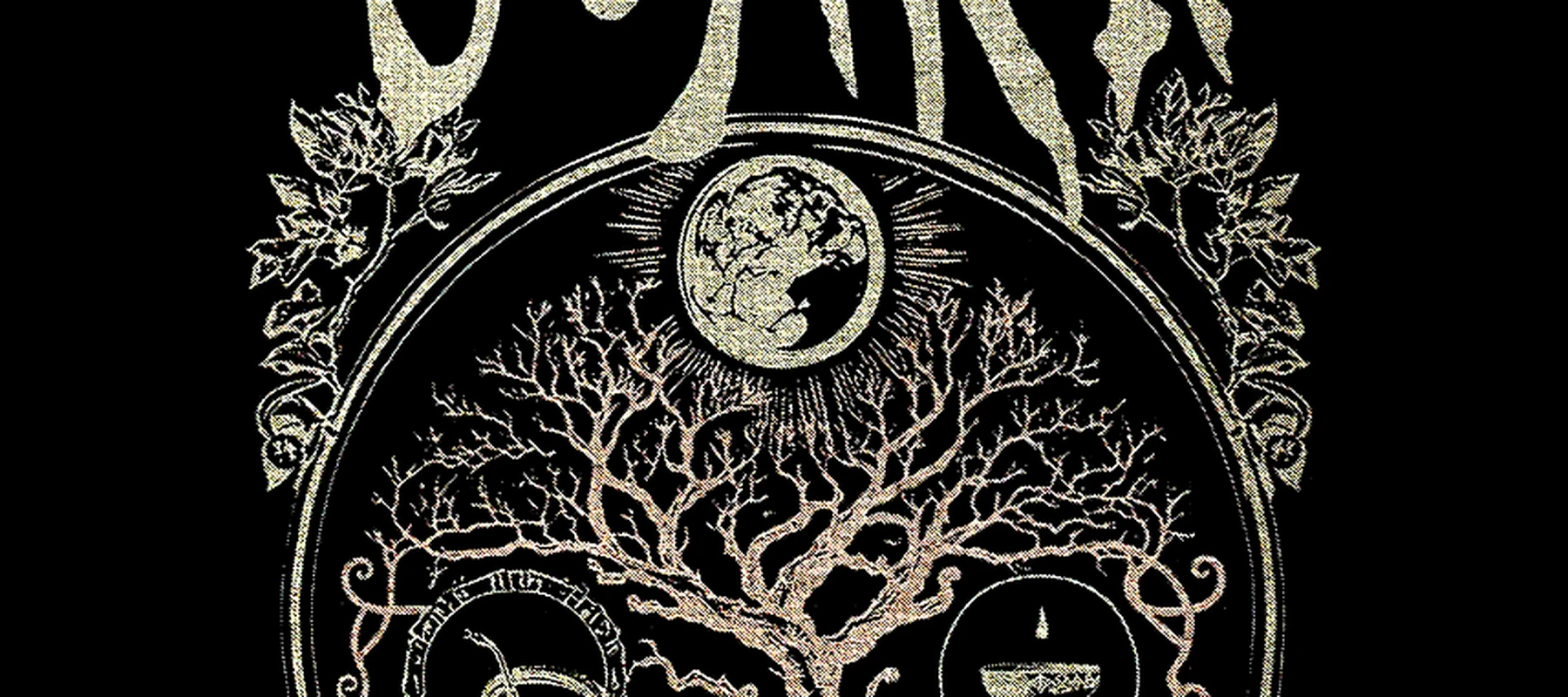 Gojira Band Logo RGB Desk Mat full-width design preview
