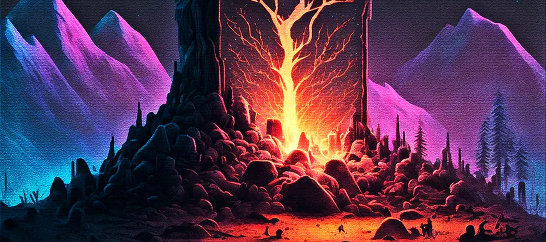 Monolith Lighting RGB Desk Mat full-width design preview