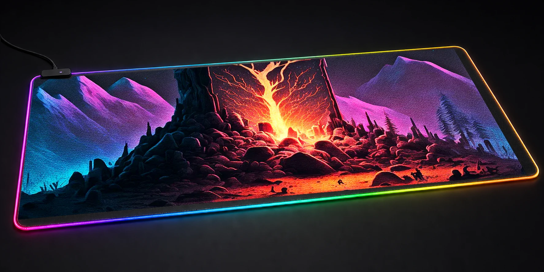 Monolith Lighting RGB Desk Mat RGB desk mat