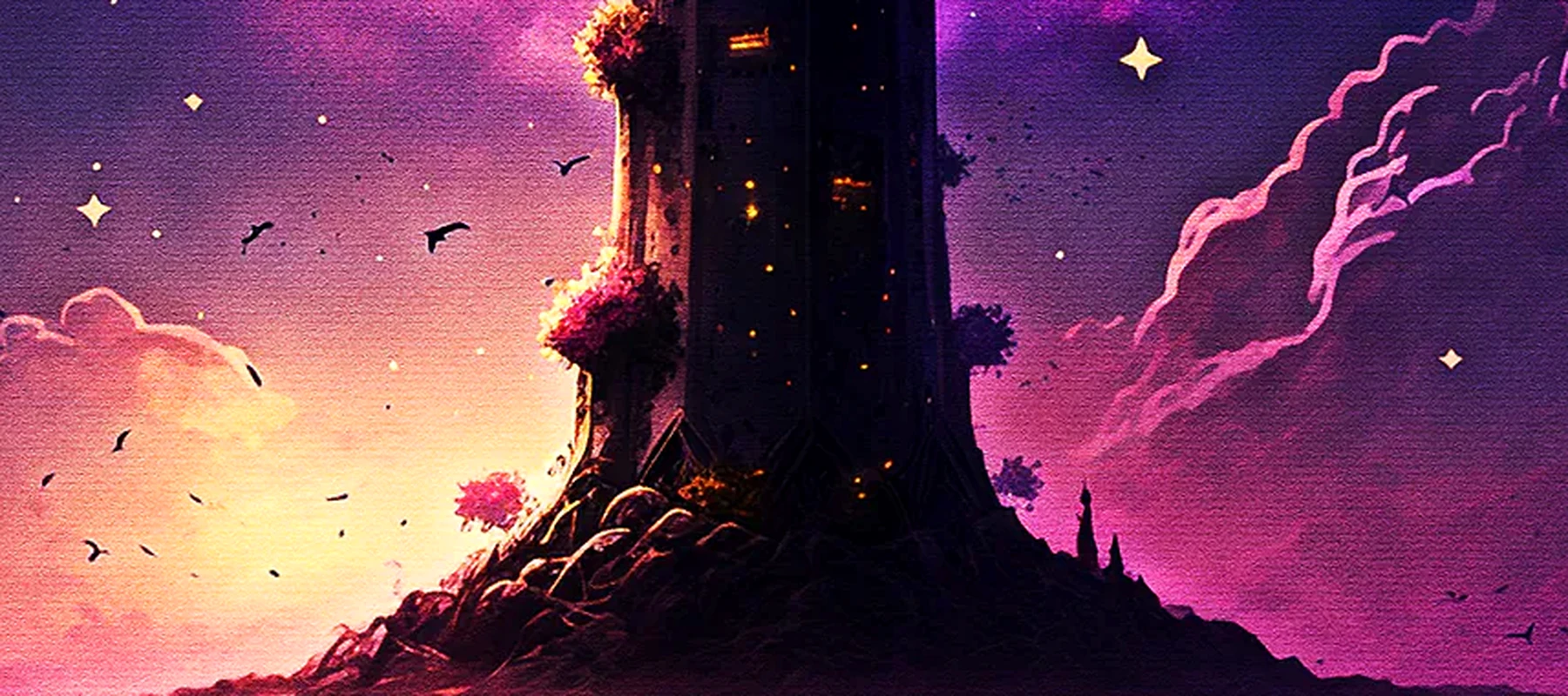 Paint Lighthouse RGB Desk Mat full-width design preview
