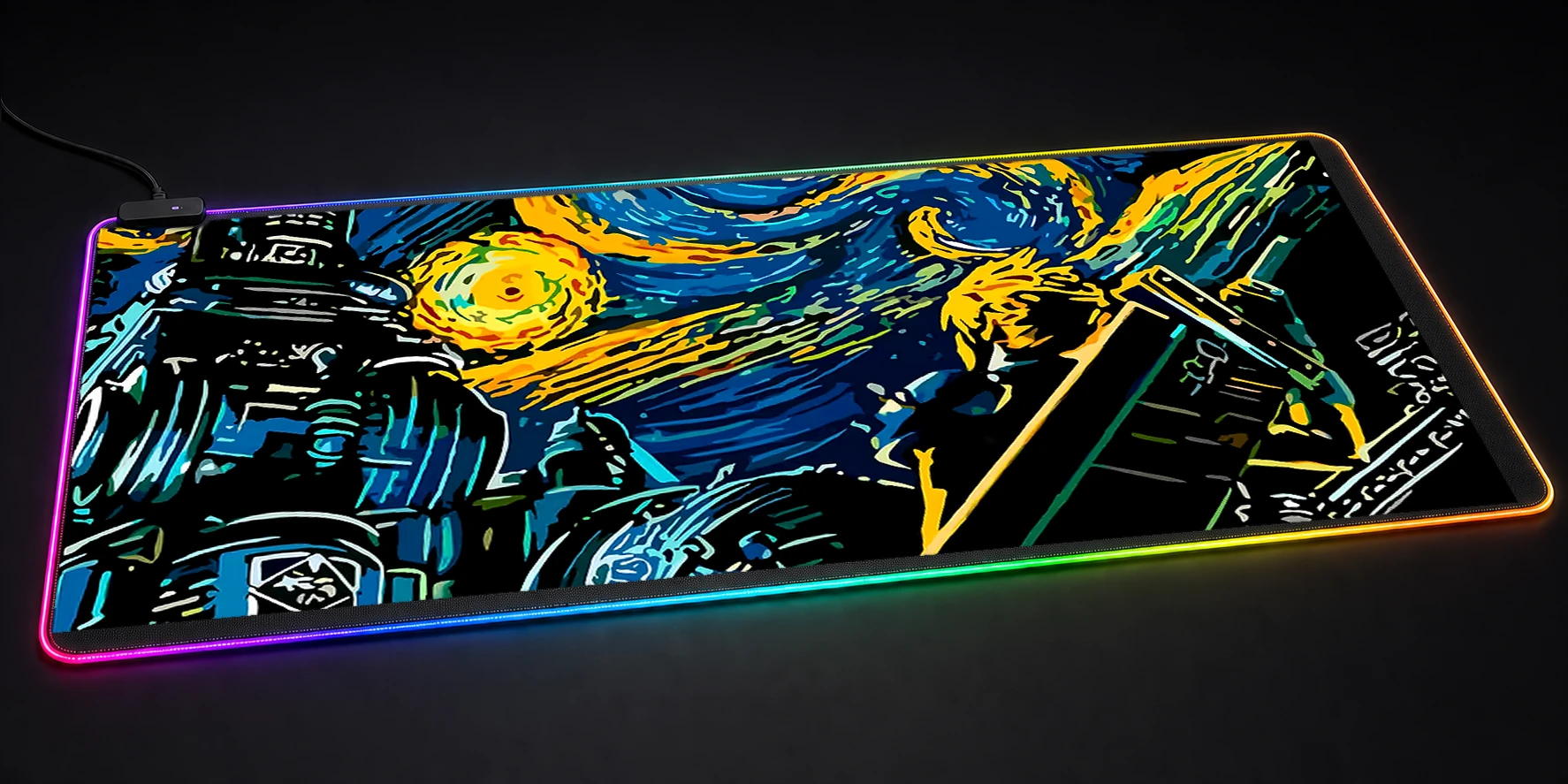 Cloud Fantasy RGB Desk Mat RGB desk mat