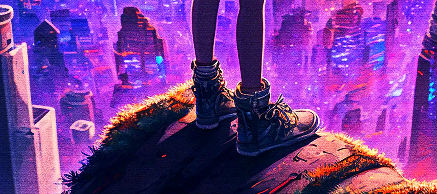 High On Life RGB Desk Mat full-width design preview