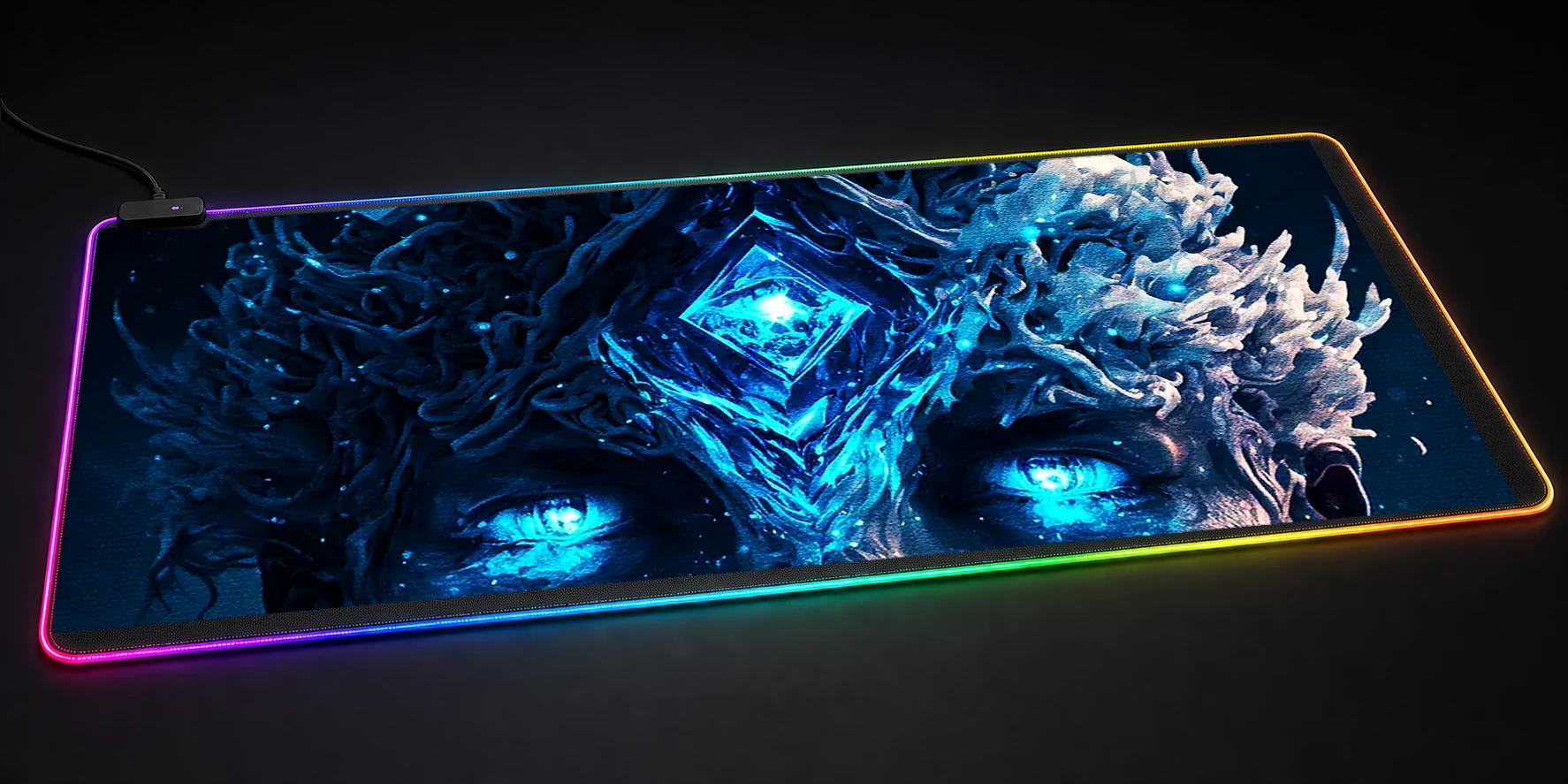 Paint Devils Ice RGB Desk Mat RGB desk mat