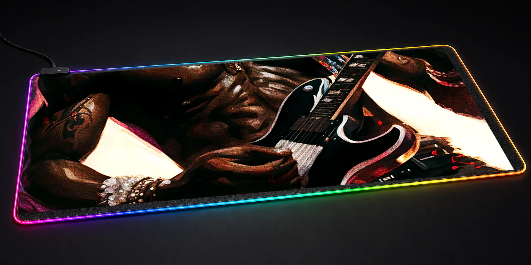 The Artists as Rockstar RGB Desk Mat RGB desk mat