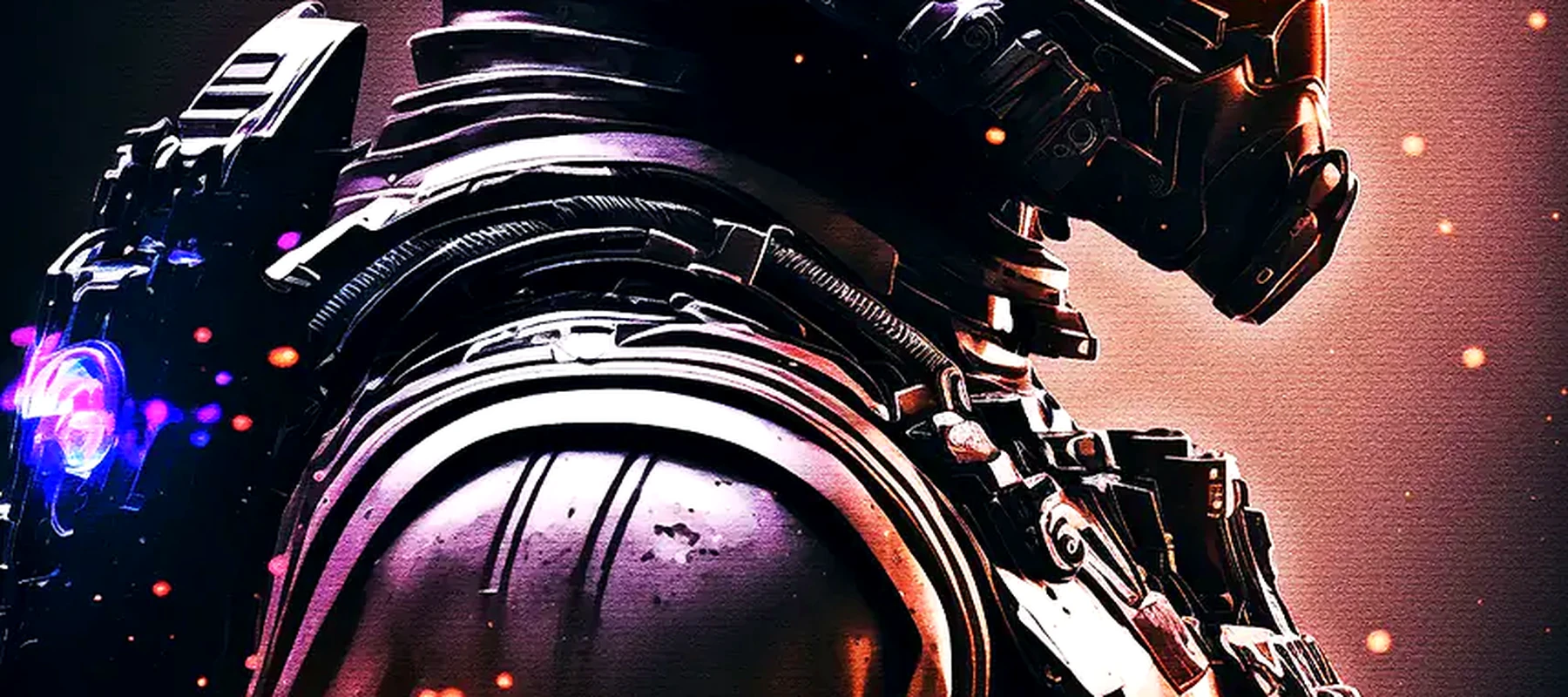 Black Armor New RGB Desk Mat full-width design preview