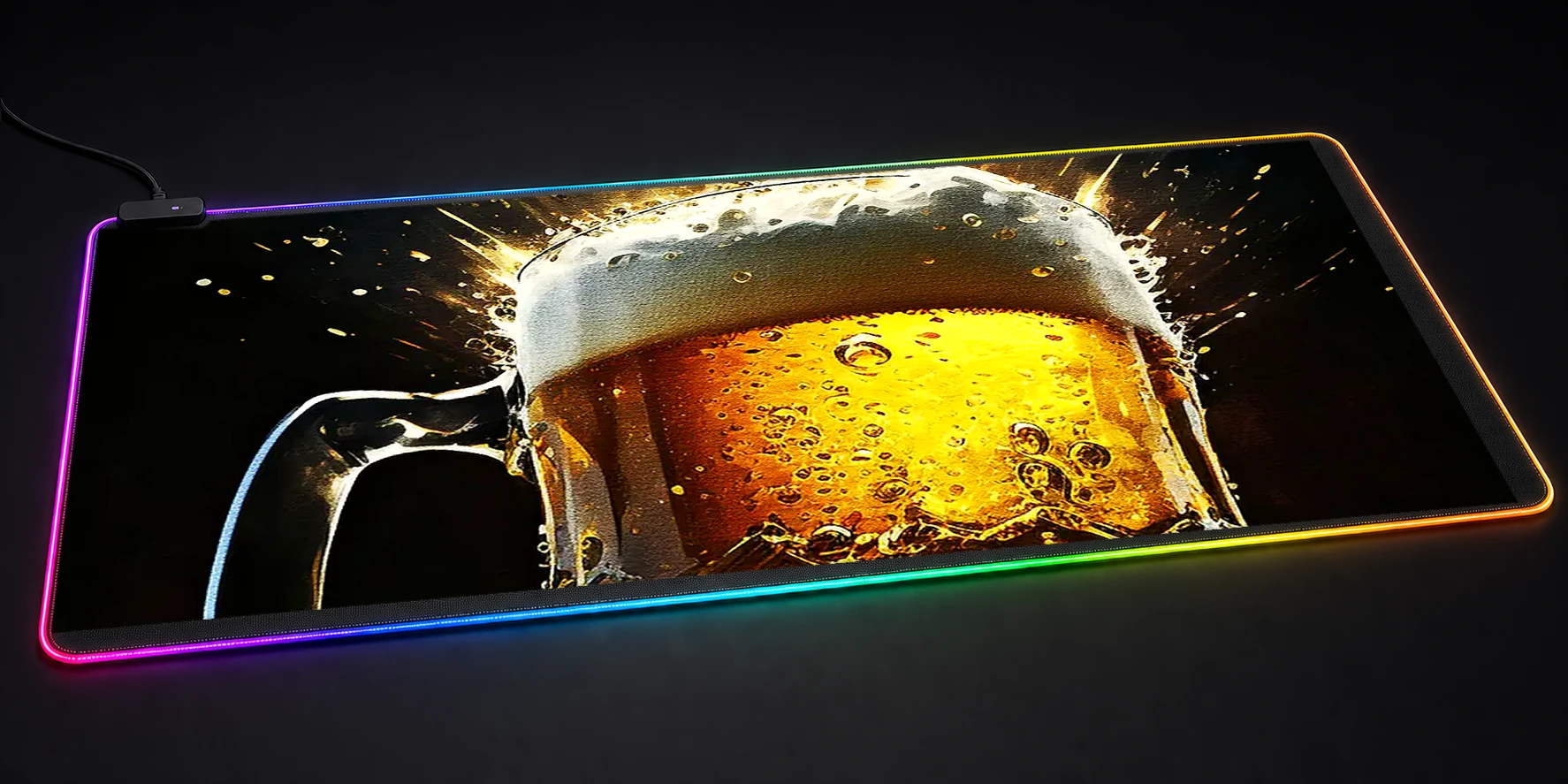 Cheers with you RGB Desk Mat RGB desk mat