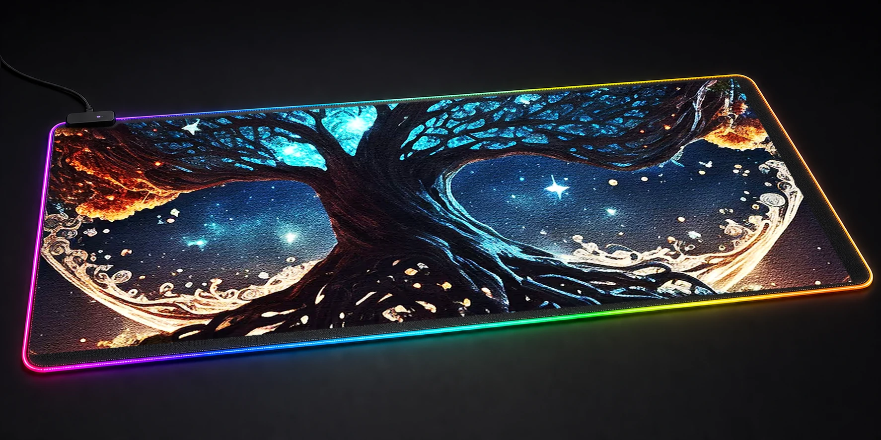 The universal tree of life RGB Desk Mat RGB desk mat