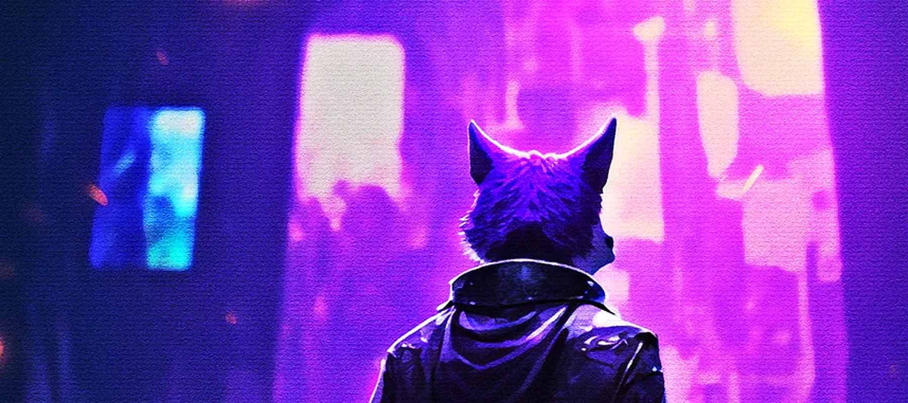 Fox Journey RGB Desk Mat full-width design preview