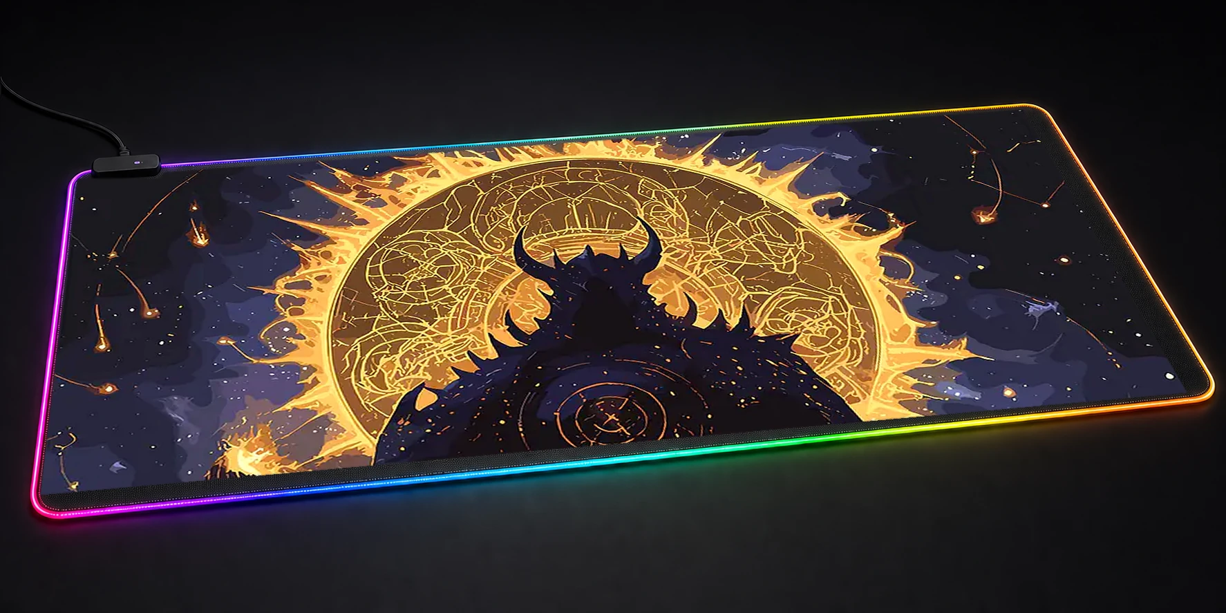 Magic Ghost RGB Desk Mat RGB desk mat