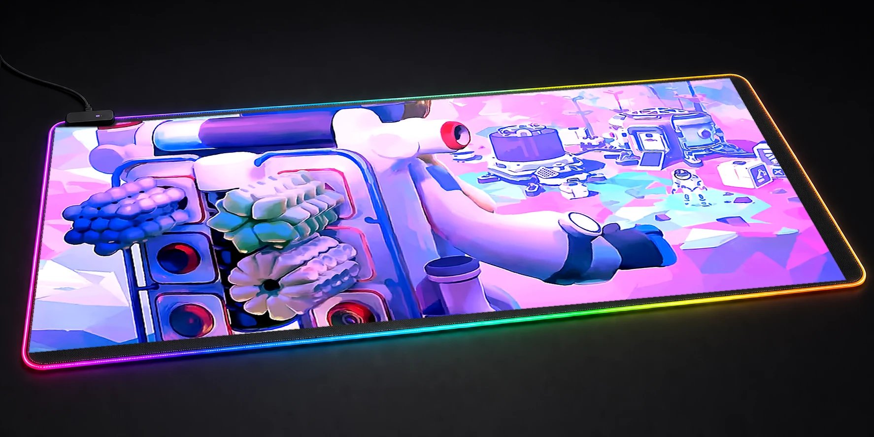 Astroneer art RGB Desk Mat RGB desk mat
