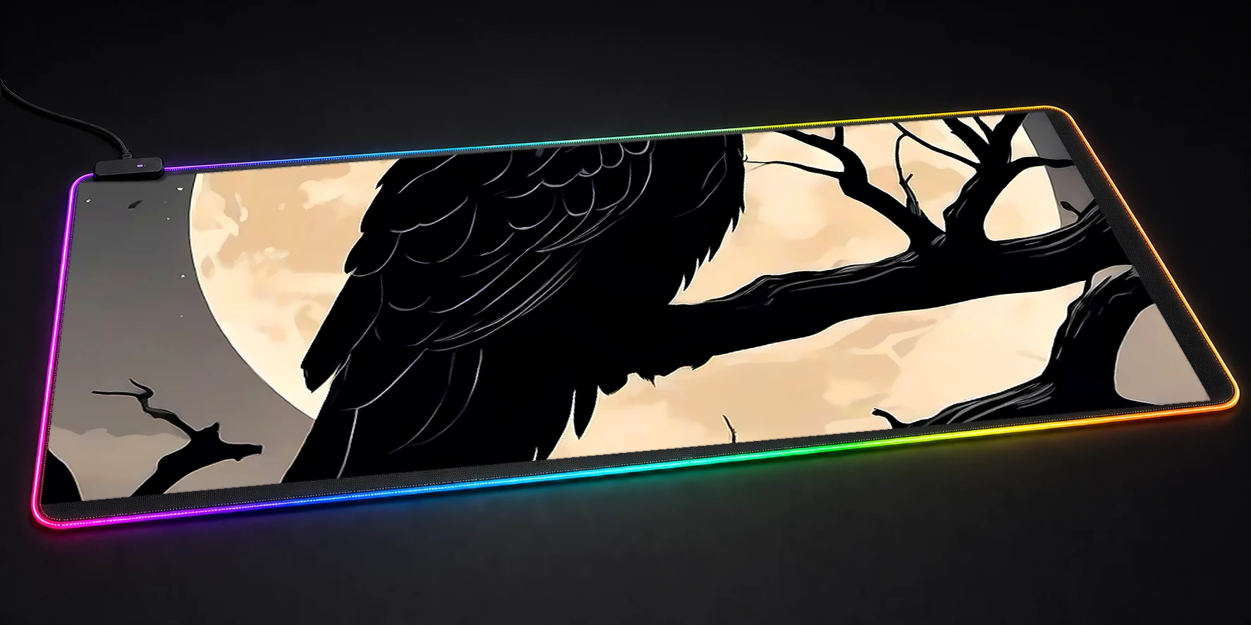 Owl RGB Desk Mat RGB desk mat
