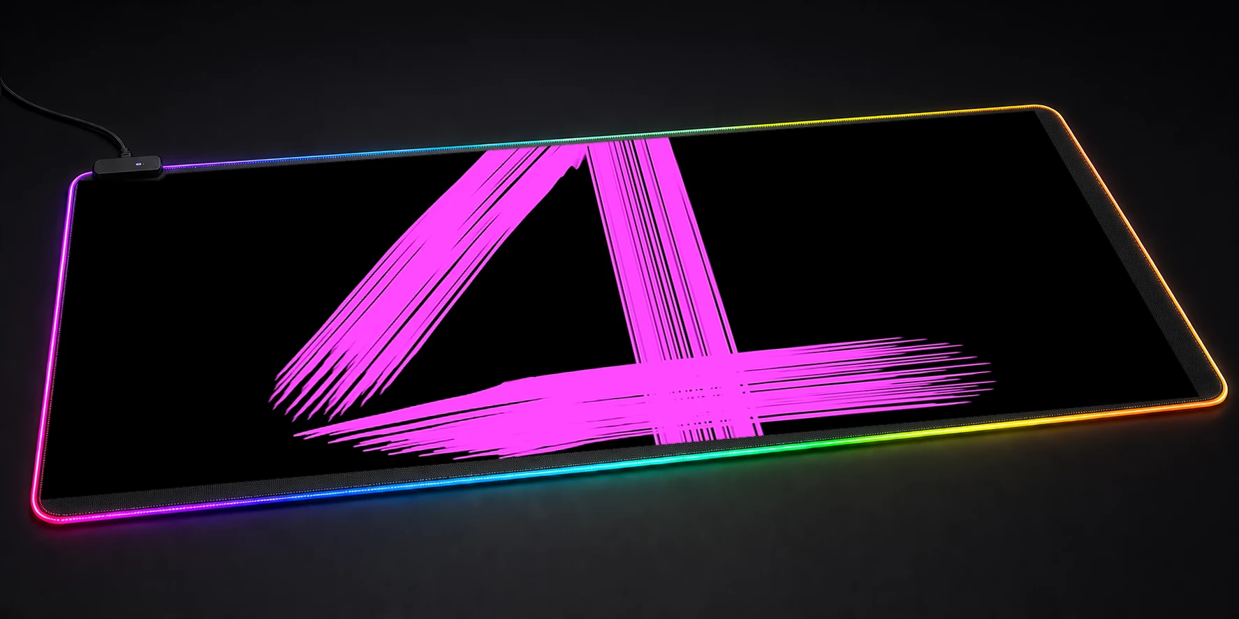 four RGB Desk Mat RGB desk mat