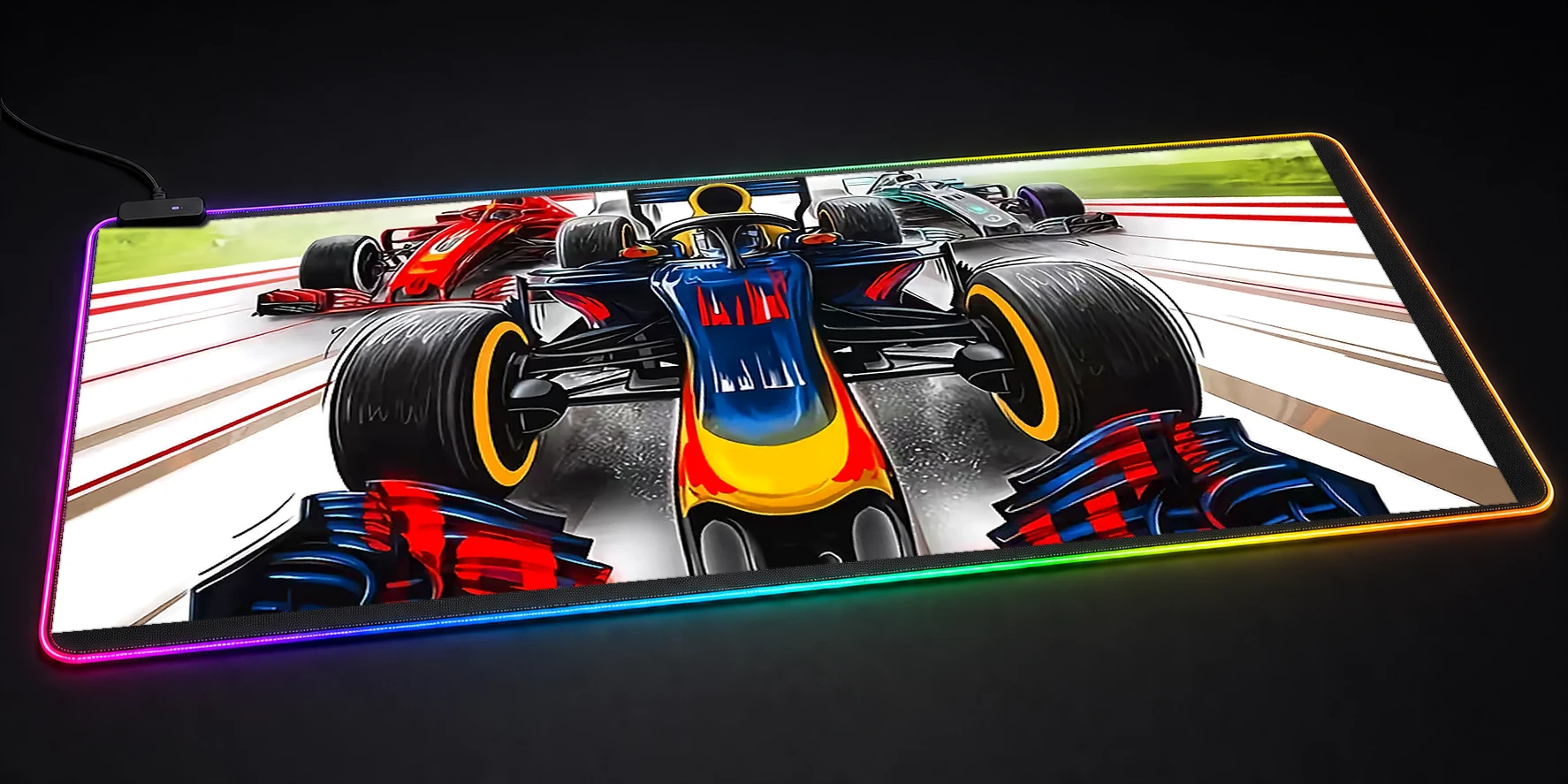 Formula 1 Red Bull RGB Desk Mat RGB desk mat