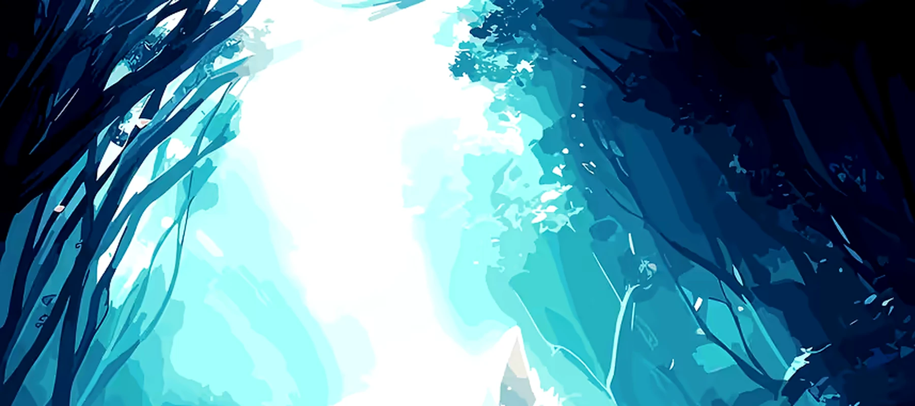 Ghost Wolf RGB Desk Mat full-width design preview