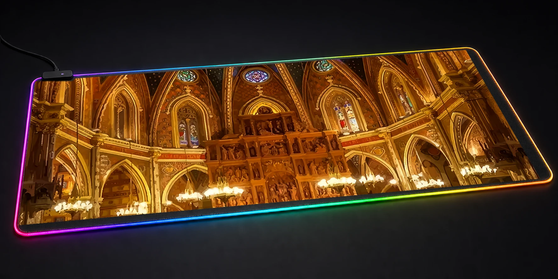 Religius religion RGB Desk Mat RGB desk mat
