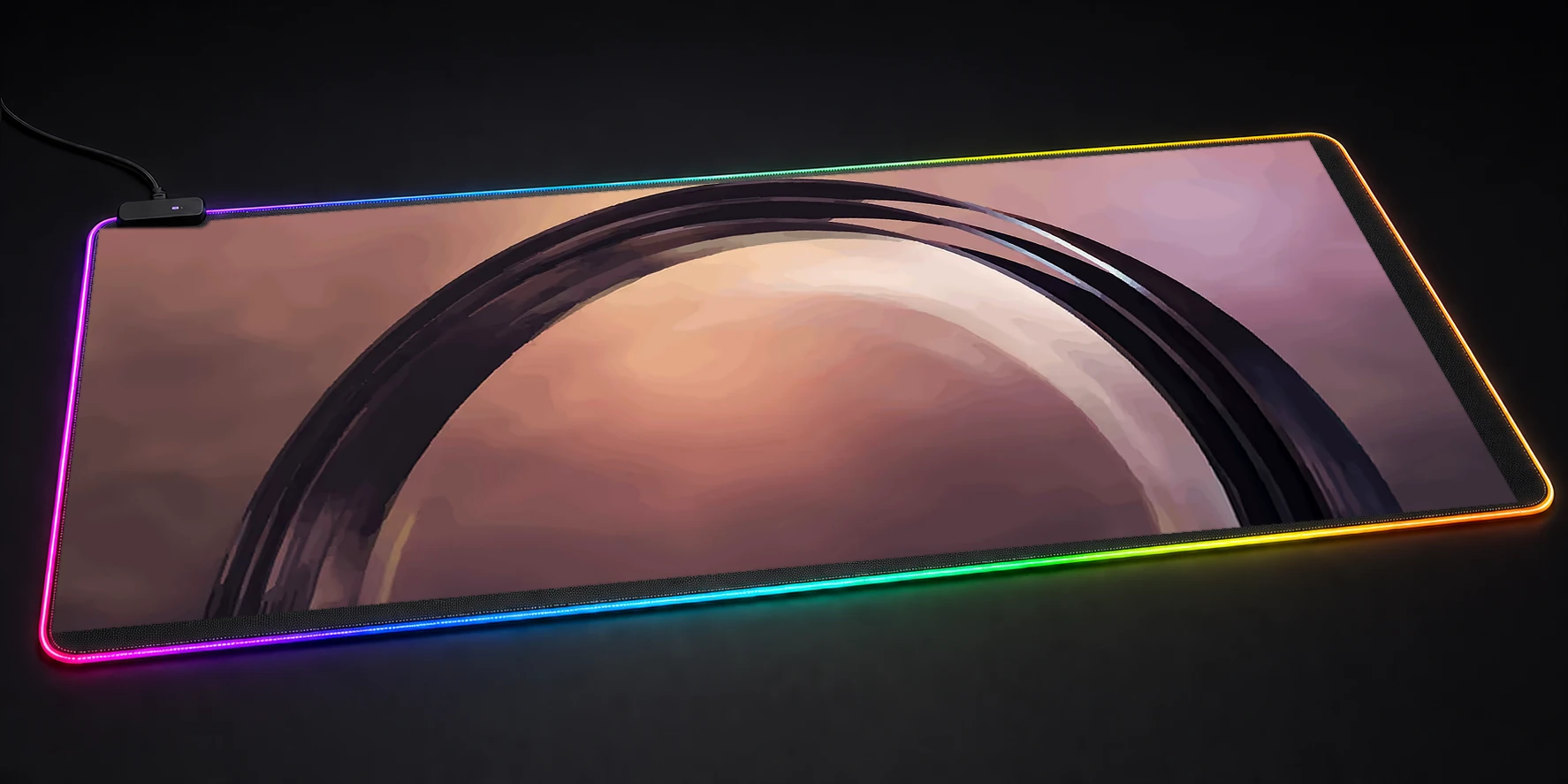 starfield game RGB Desk Mat RGB desk mat