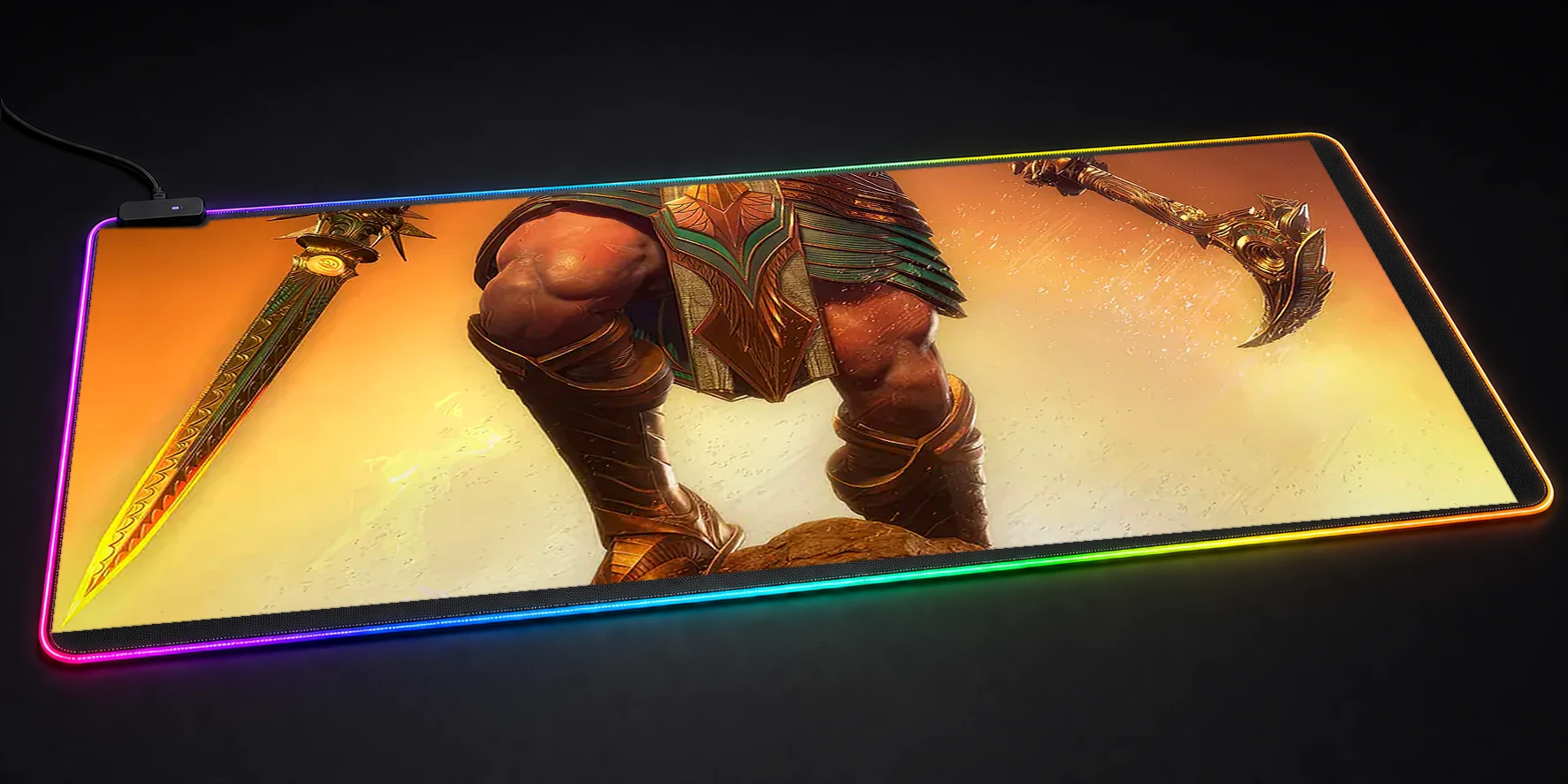 Asgards Wrath 2 Game RGB Desk Mat RGB desk mat