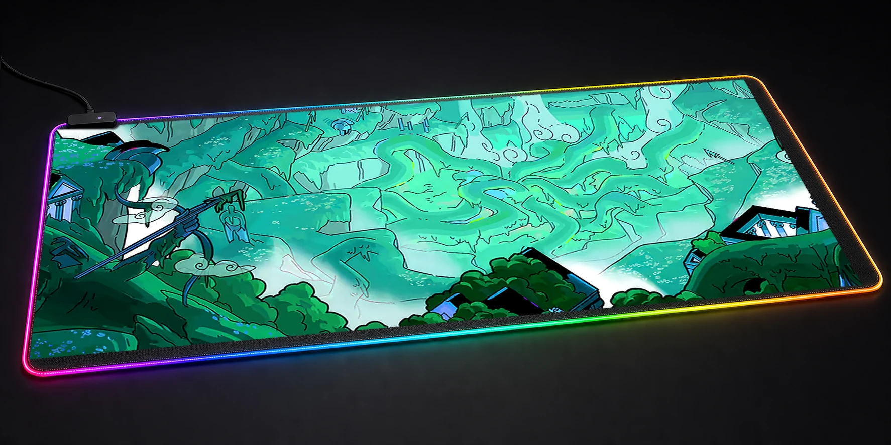 Hades 2 RGB Desk Mat RGB desk mat