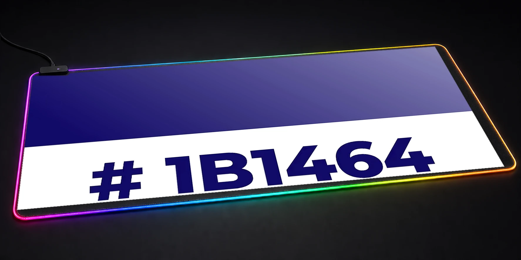 Colorfull Gradient Purple RGB Desk Mat RGB desk mat