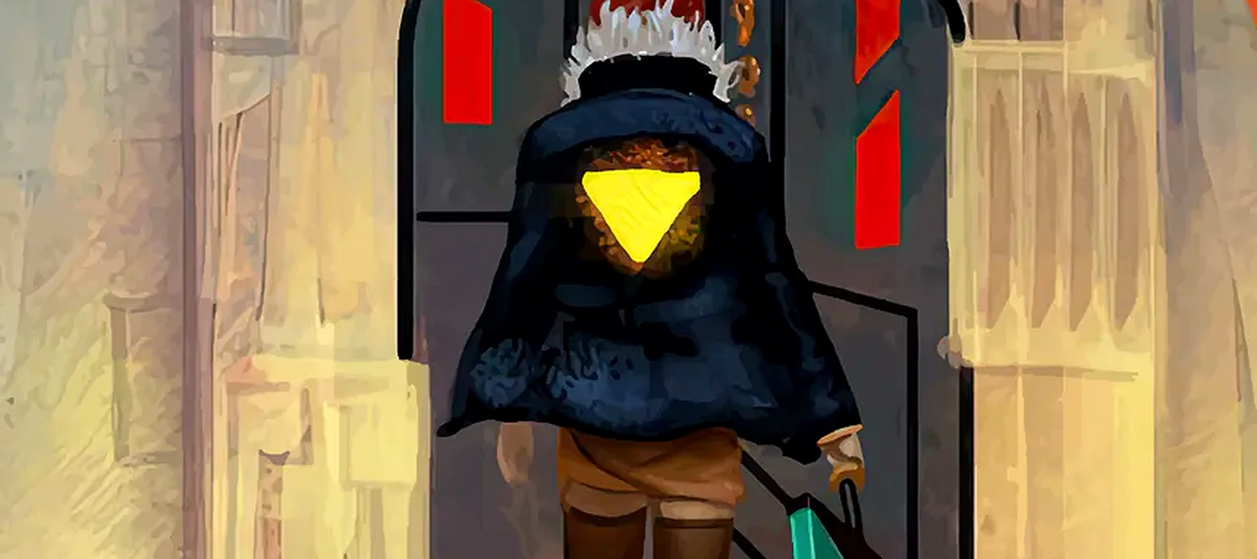 Transistor RGB Desk Mat full-width design preview