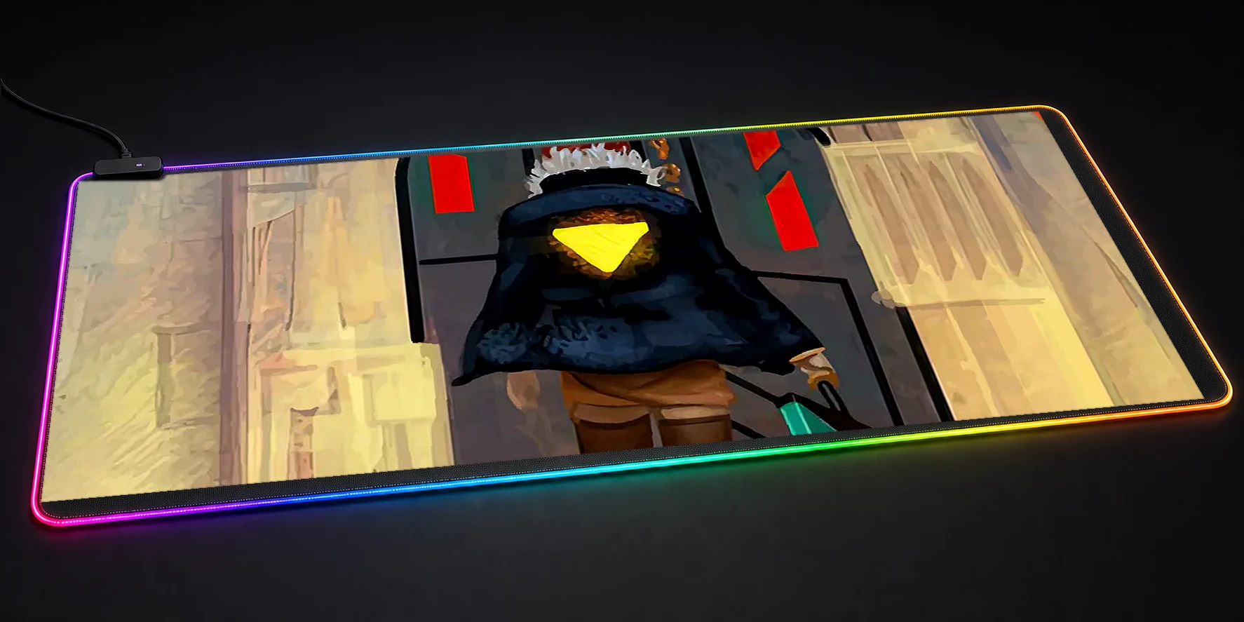 Transistor RGB Desk Mat RGB desk mat