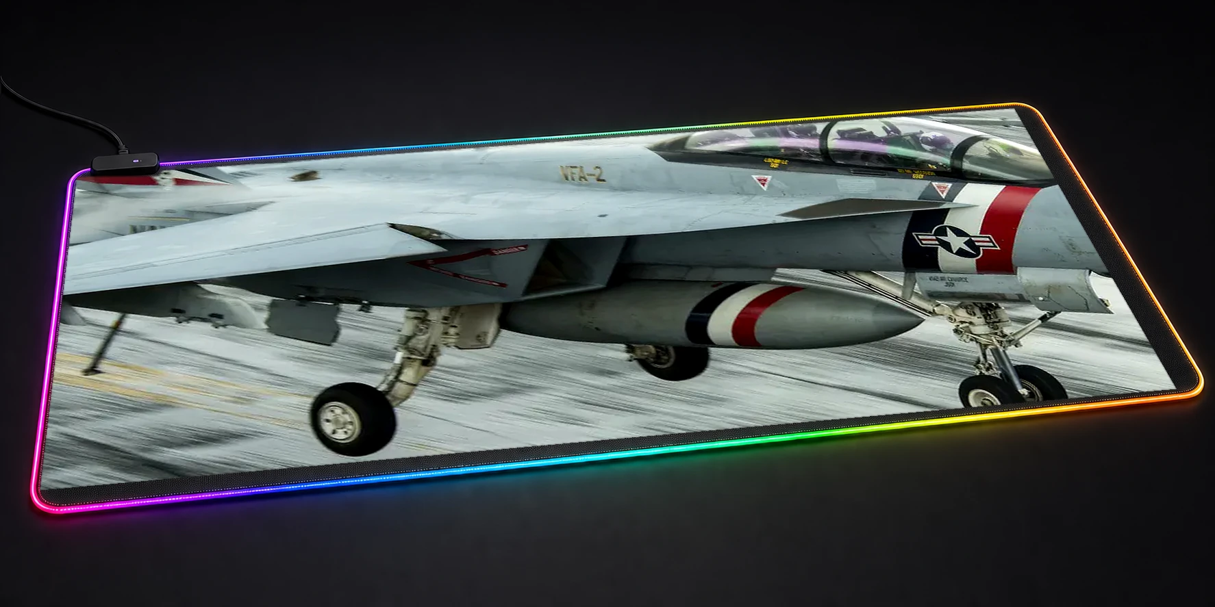 FA-18F Super Hornet RGB Desk Mat RGB desk mat