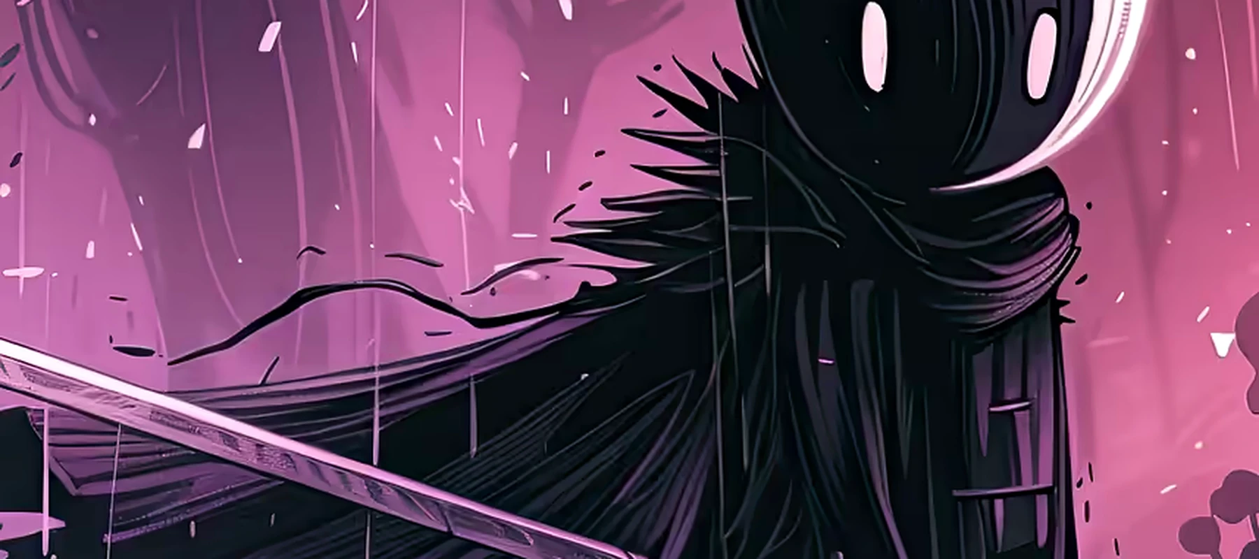 Hollow Knight RGB Desk Mat full-width design preview