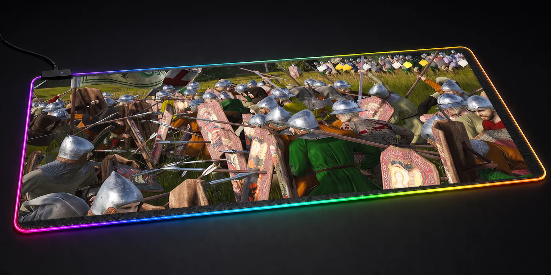 Manor Lords Game RGB Desk Mat RGB desk mat
