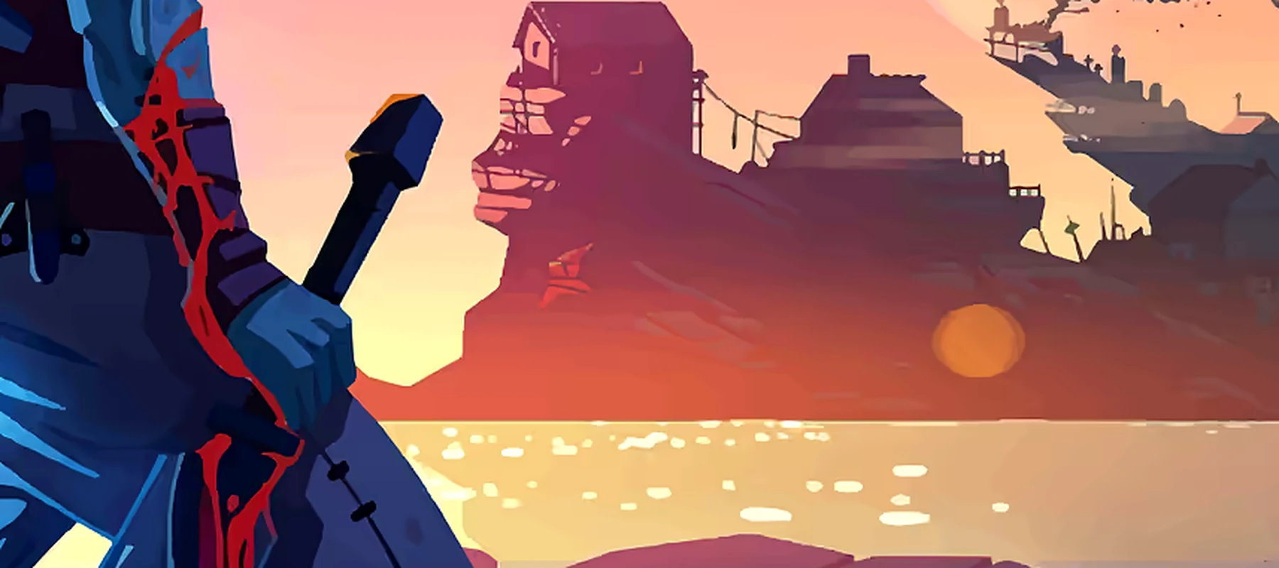 Dead Cells RGB Desk Mat full-width design preview