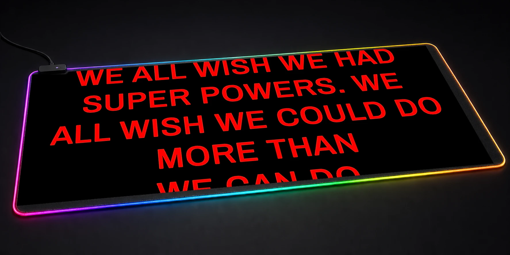 stan lee quotes RGB Desk Mat RGB desk mat