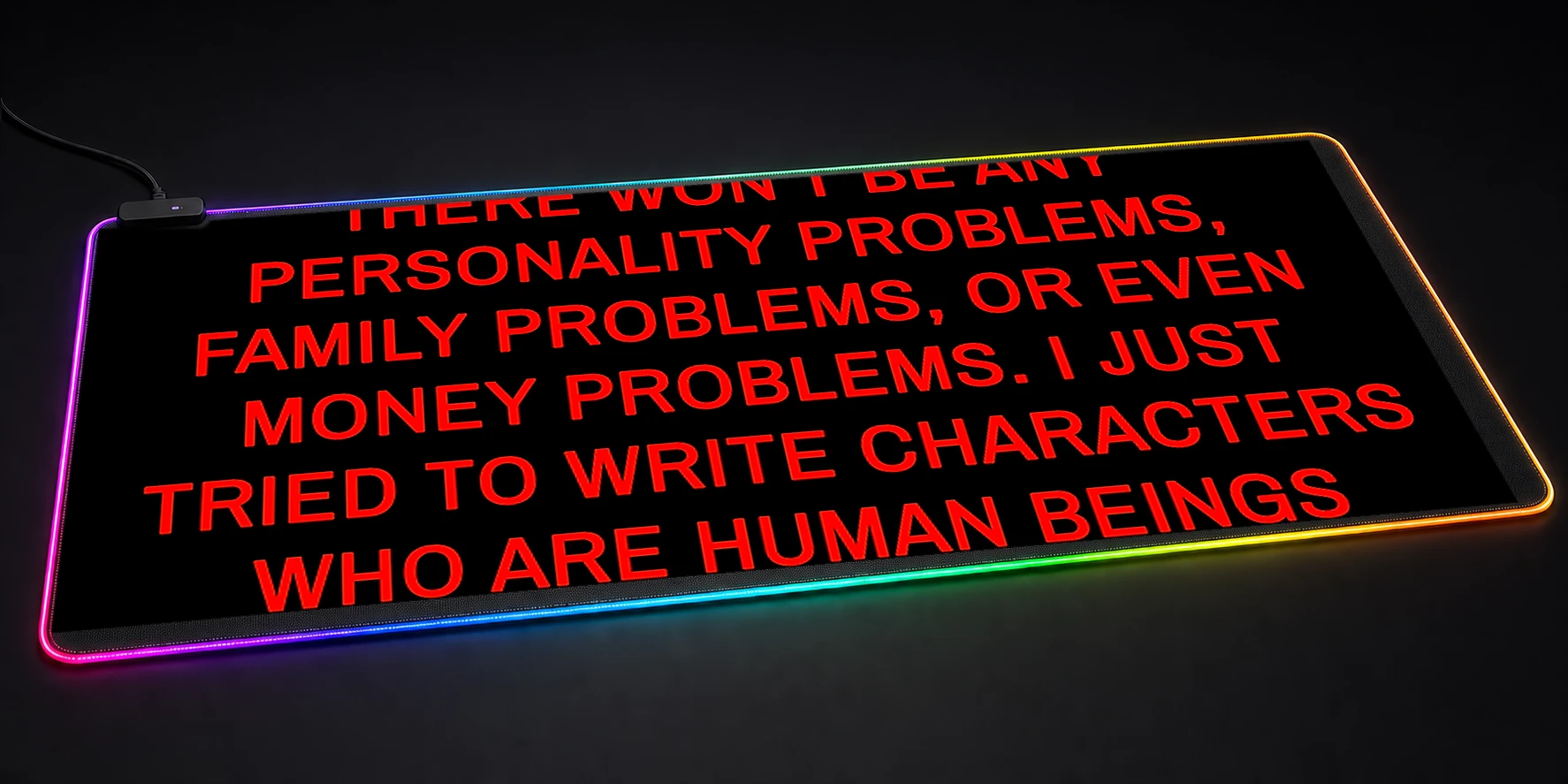 stan lee quotes RGB Desk Mat RGB desk mat