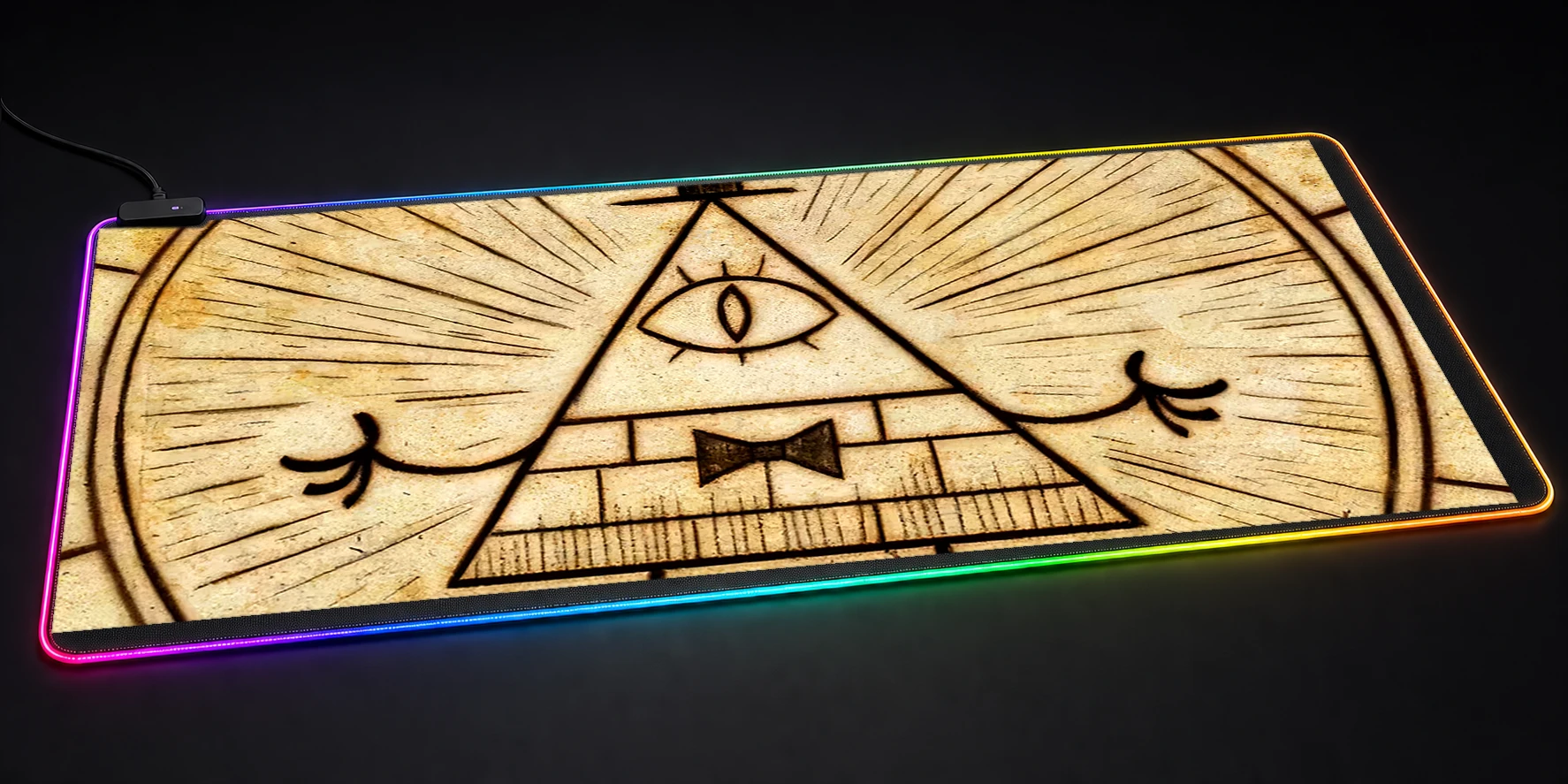 Gravity Falls RGB Desk Mat RGB desk mat