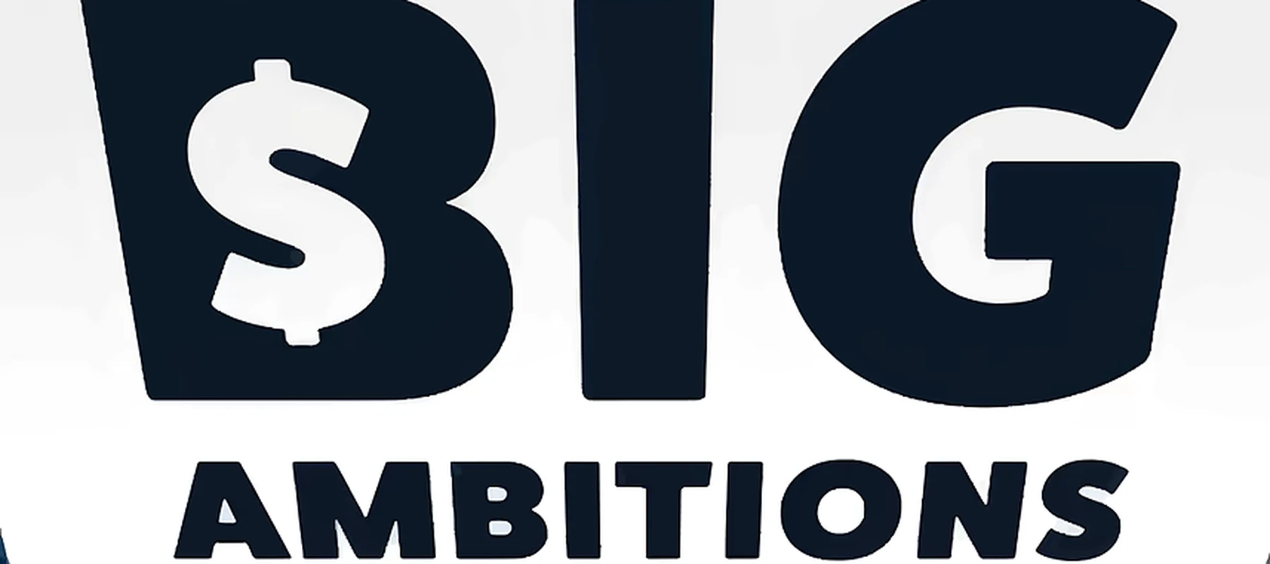 Big Ambitions Game RGB Desk Mat full-width design preview