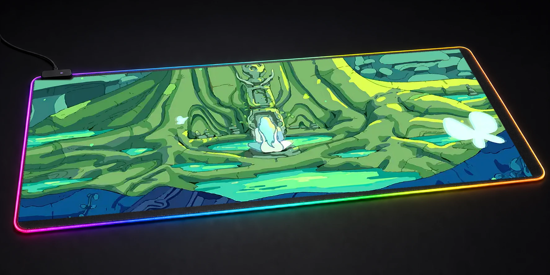 Let's Revolution Game RGB Desk Mat RGB desk mat