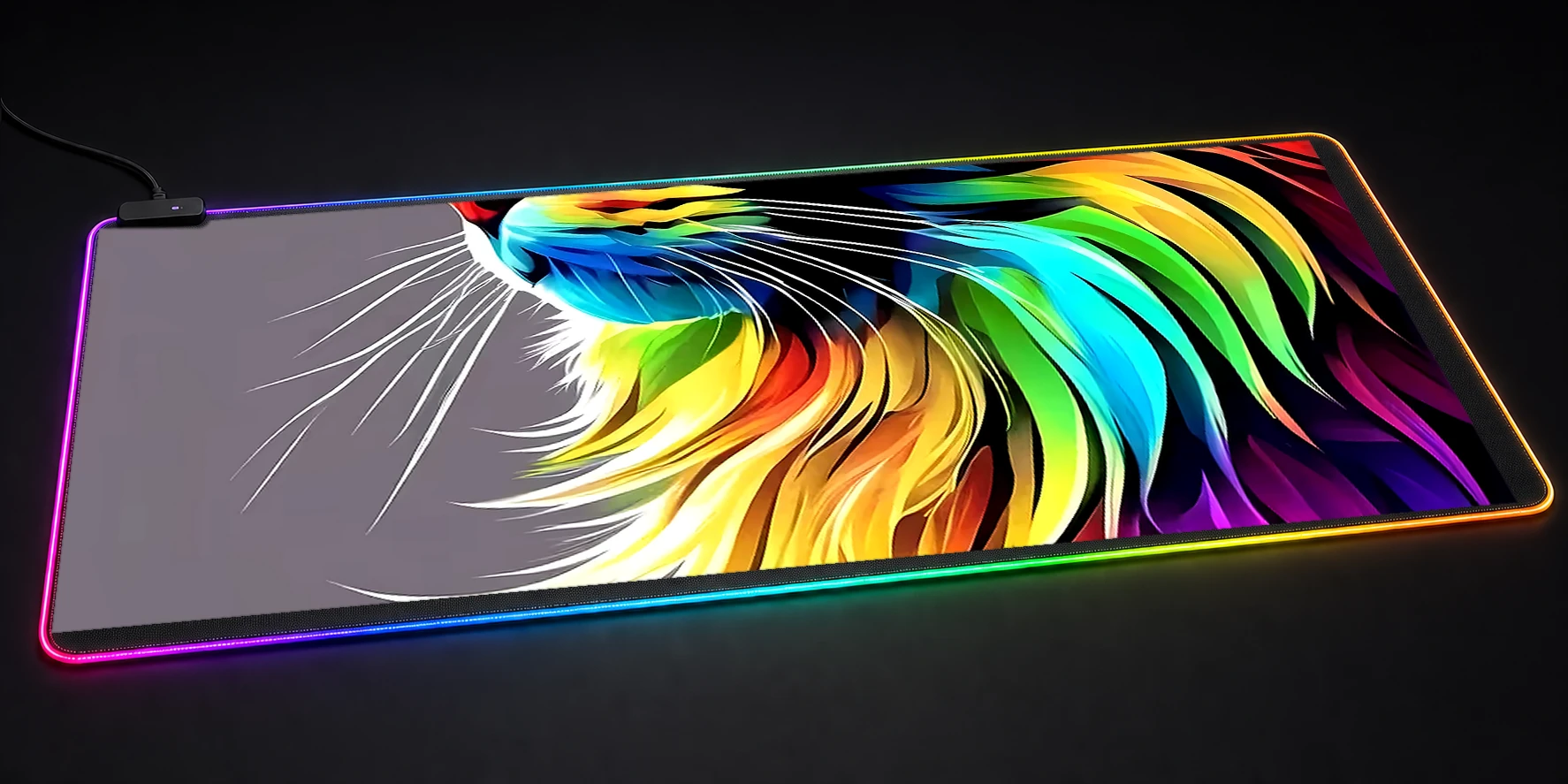 Cat RGB Desk Mat RGB desk mat