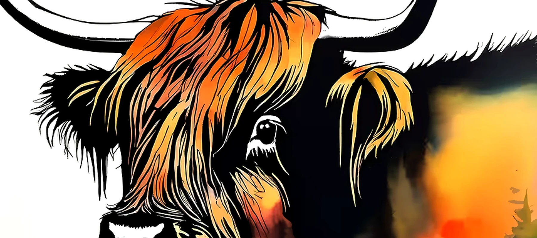 Buffalo RGB Desk Mat full-width design preview