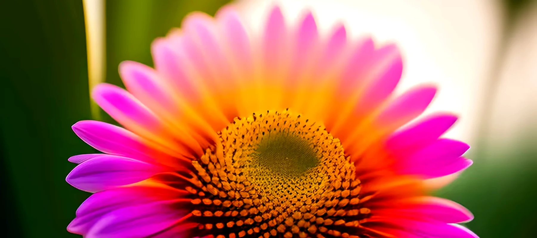 flower art RGB Desk Mat full-width design preview