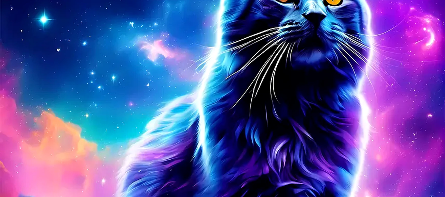 cat RGB Desk Mat full-width design preview